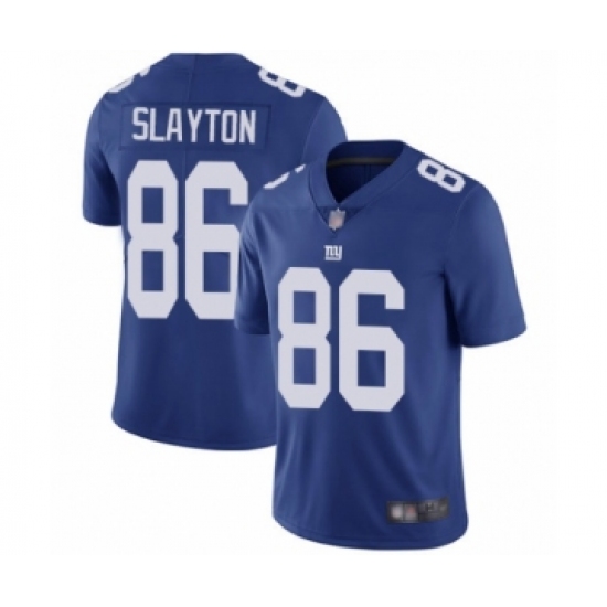 Men's New York Giants #86 Darius Slayton Royal Blue Team Color Vapor Untouchable Limited Player Football Jersey - Ujersey