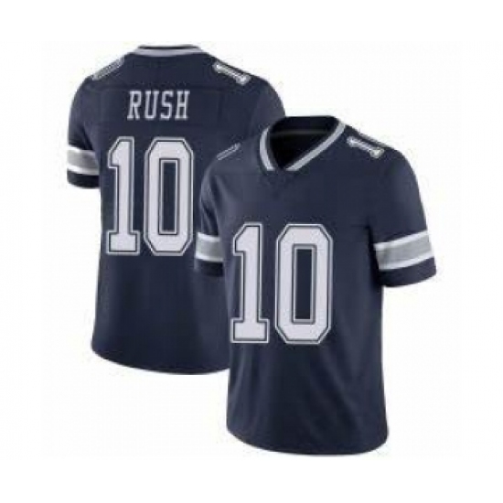 Men's Dallas Cowboys #10 Cooper Rush Navy Vapor Limited Stitched Jersey - Ujersey