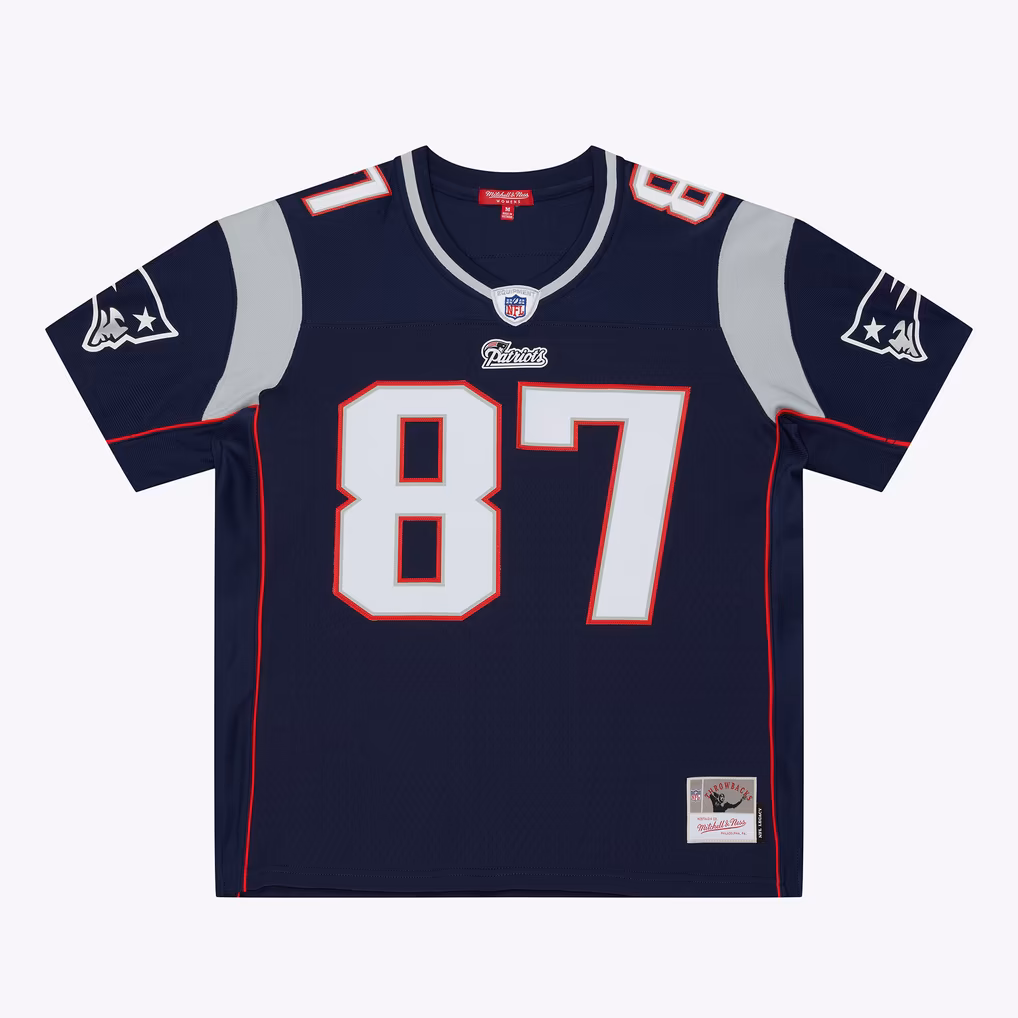 Women's New England Patriots Rob Gronkowski Mitchell & Ness Navy 2010 Legacy Replica Jersey - Ujersey