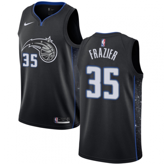 Women's Nike Orlando Magic #35 Melvin Frazier Swingman Black NBA Jersey - City Edition - Ujersey