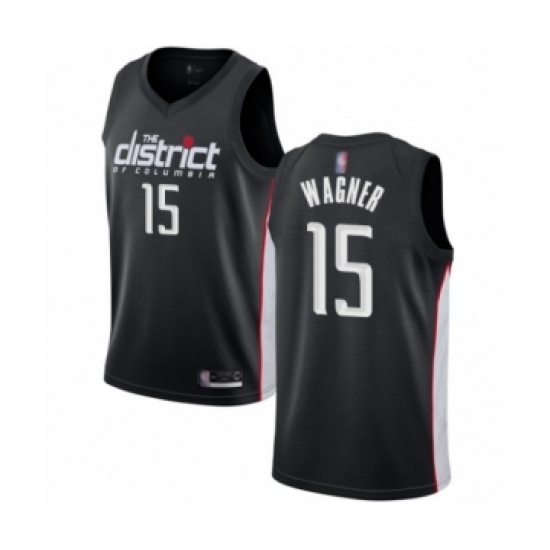 Women's Washington Wizards #15 Moritz Wagner Swingman Black Basketball Jersey - City Edition - Ujersey
