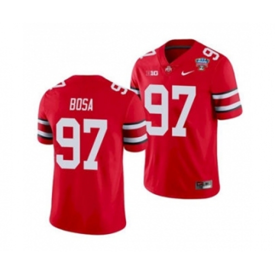 Men's Ohio State Buckeyes Joey Bosa 2021 Sugar Bowl Scarlet Football Jersey - Ujersey