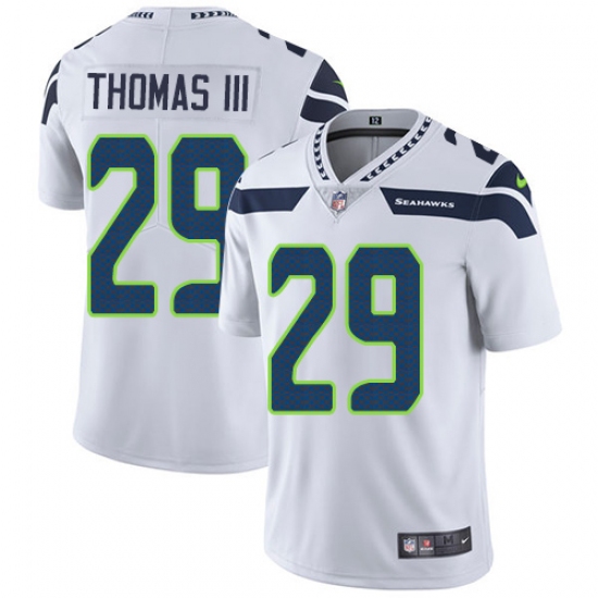 Youth Nike Seattle Seahawks #29 Earl Thomas III Elite White NFL Jersey - Ujersey