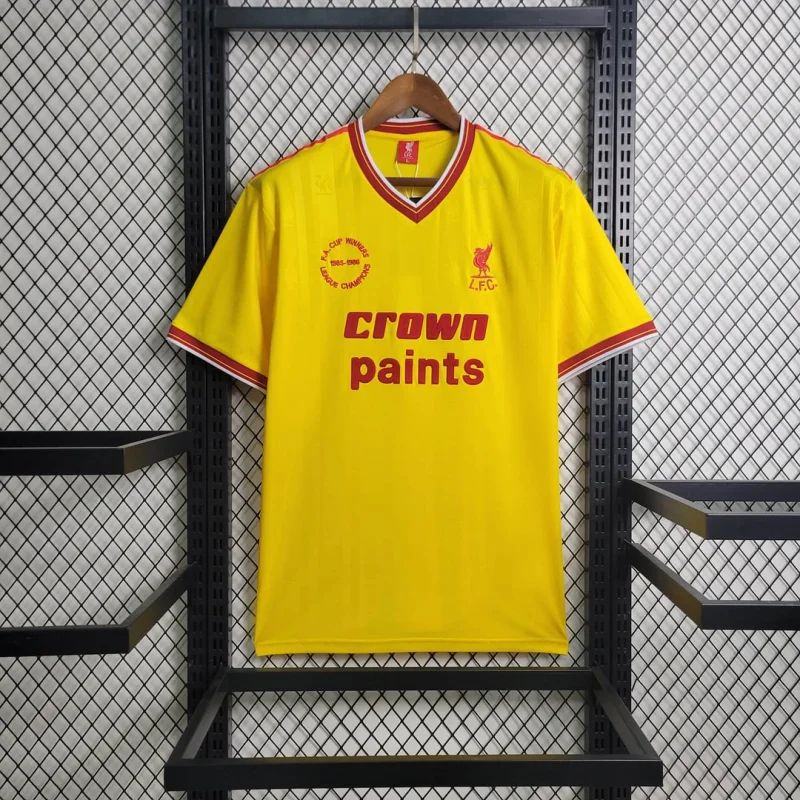 Liverpool Retro Football Jersey Away Custom Shirt 1981-84 - ujerseystore