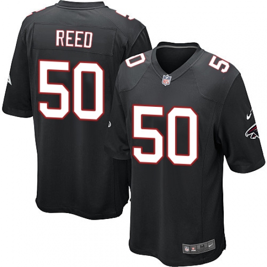 Men's Nike Atlanta Falcons #50 Brooks Reed Game Black Alternate NFL Jersey - Ujersey