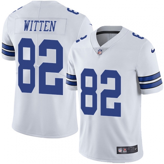 Men's Nike Dallas Cowboys #82 Jason Witten White Vapor Untouchable Limited Player NFL Jersey - Ujersey
