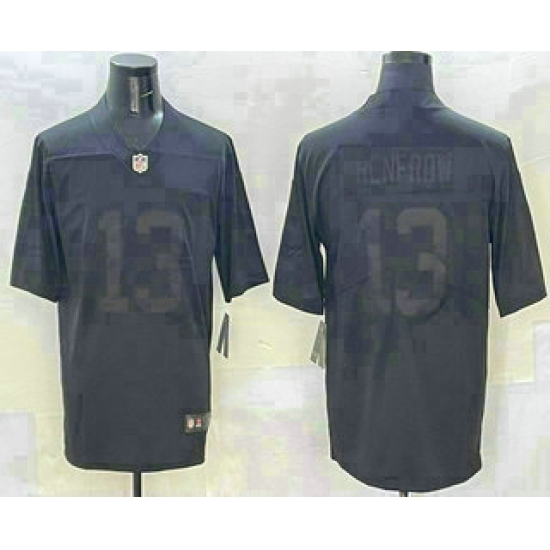 Men's Las Vegas Raiders #13 Hunter Renfrow Balck Vapor Untouchable Stitched Jersey - Ujersey