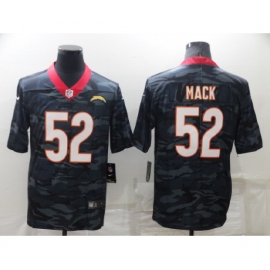 Men's Los Angeles Chargers #52 Khalil Mack Camo Limited Stitched Jersey - Ujersey