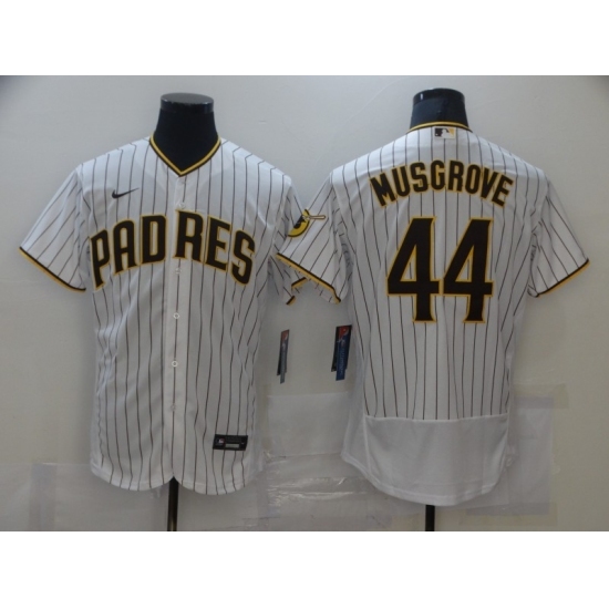 Men's Nike San Diego Padres #44 Joe Musgrove White Collection Baseball Player Jersey - Ujersey