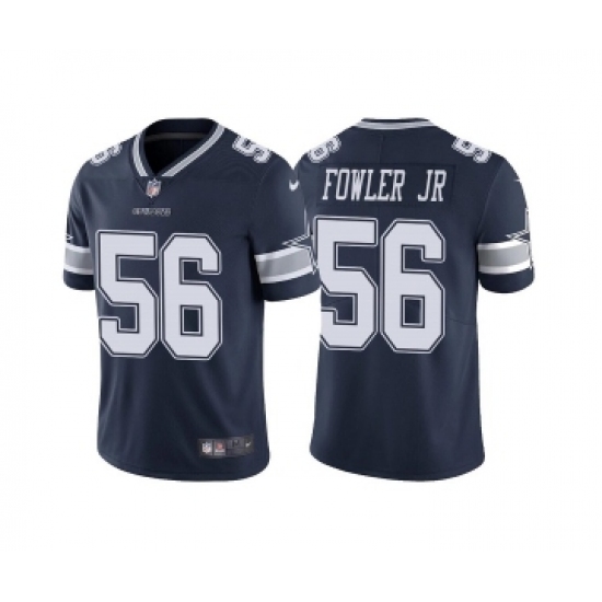 Men's Dallas Cowboys #56 Dante Fowler Jr. Navy Vapor Limited Stitched Jersey - Ujersey