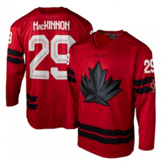 Men's Nathan MacKinnon #29 Red Hockey Canada 2026 Replica Jersey