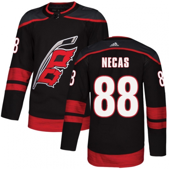 Youth Adidas Carolina Hurricanes #88 Martin Necas Premier Black Alternate NHL Jersey - Ujersey