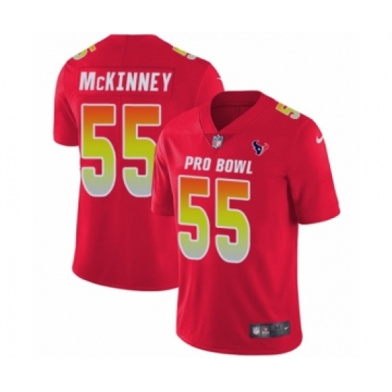Men's Nike Houston Texans #55 Benardrick McKinney Limited Red AFC 2019 Pro Bowl NFL Jersey - Ujersey