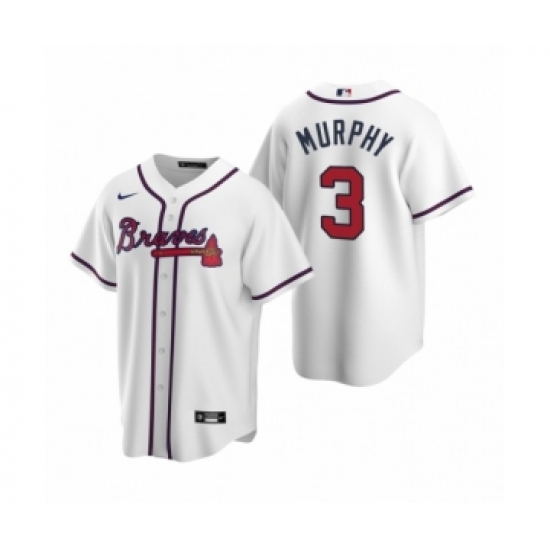 Women Atlanta Braves #3 Dale Murphy Nike White 2020 Replica Home Jersey - Ujersey