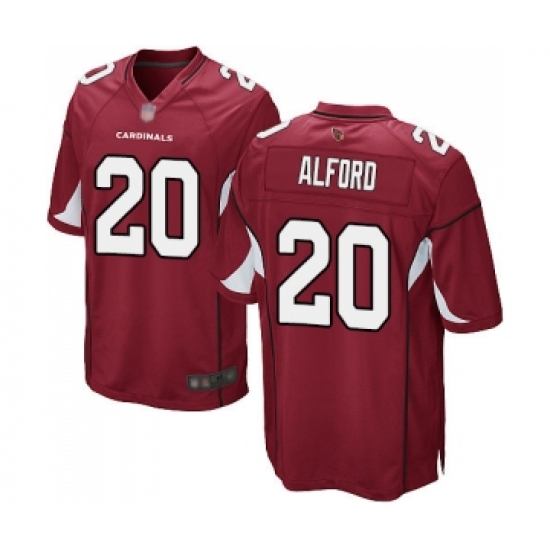 Men's Arizona Cardinals #20 Robert Alford Game Red Team Color Football Jersey - Ujersey