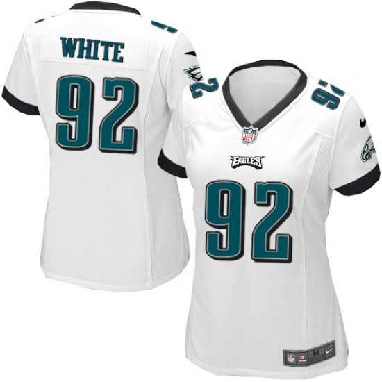 Women's Nike Philadelphia Eagles #92 Reggie White Game White NFL Jersey - Ujersey