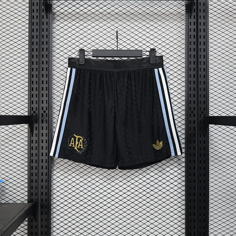 Argentina  Soccer Jersey Black Shorts 2025
