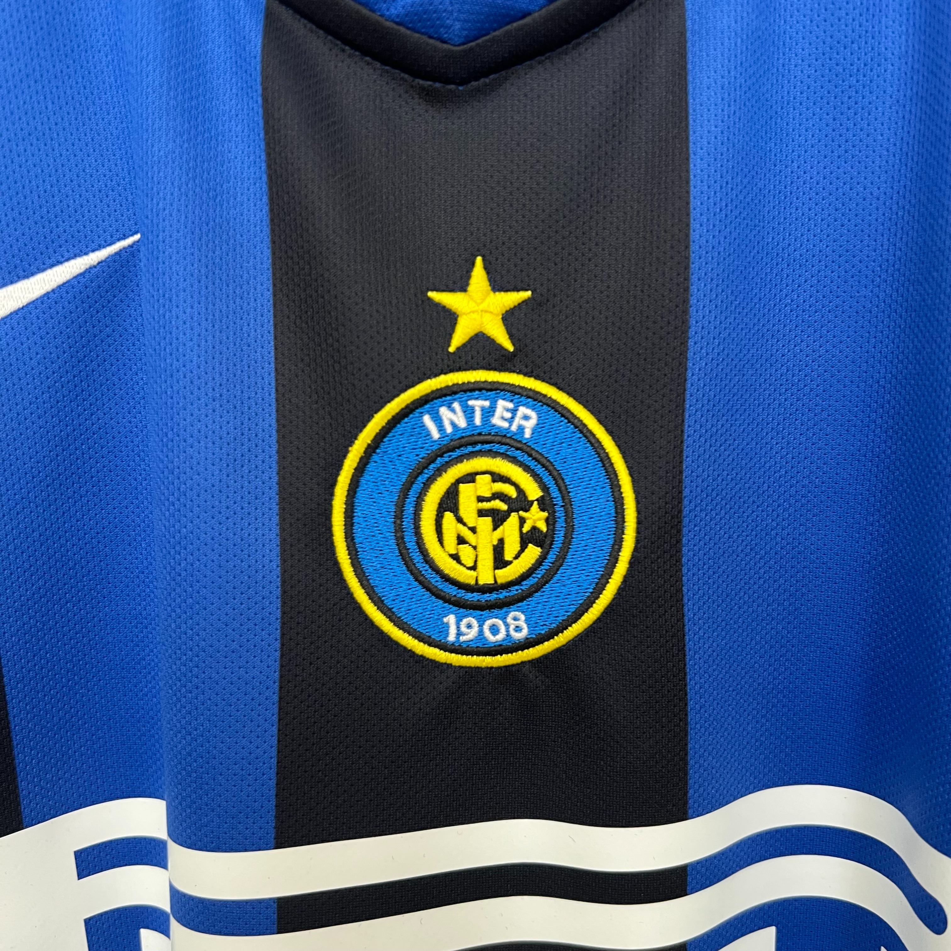 Inter Milan Jersey Custom Home Soccer Jersey 2004/05 - ujerseystore