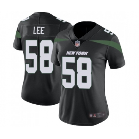 Women's New York Jets #58 Darron Lee Black Alternate Vapor Untouchable Limited Player Football Jersey - Ujersey