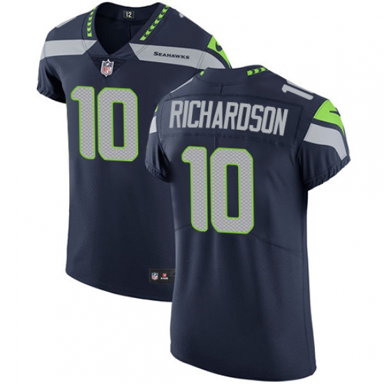 Men's Nike Seattle Seahawks #10 Paul Richardson Steel Blue Team Color Vapor Untouchable Elite Player NFL Jersey - Ujersey