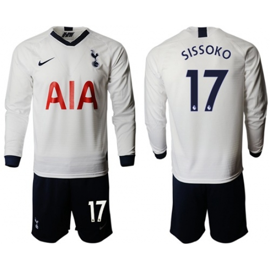 Tottenham Hotspur #17 Sissoko Home Long Sleeves Soccer Club Jersey