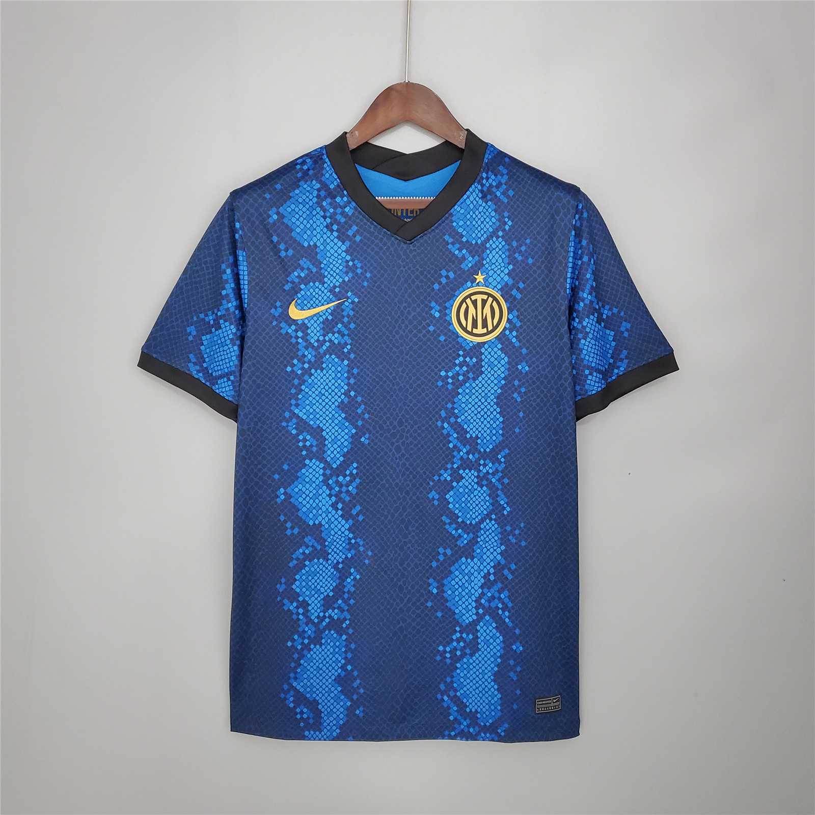 Inter Milan Retro Soccer Jersey Home Custom Shirt 2021/22 - ujerseystore