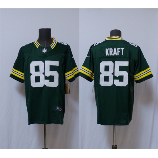 Men's Green Bay Packers #85 Tucker Kraft Green Vapor 2025 F.U.S.E. Limited Football Stitched Jersey - Ujersey