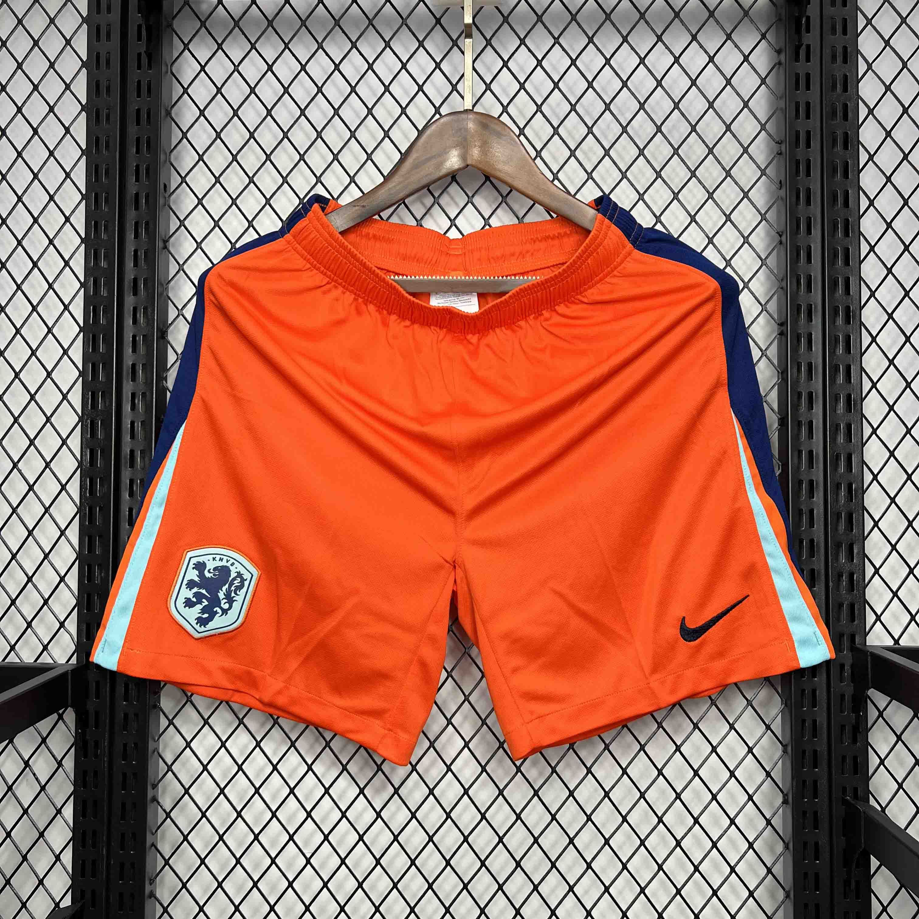 Netherlands Soccer Jersey Home Custom Shorts EURO 2024 - Ujersey