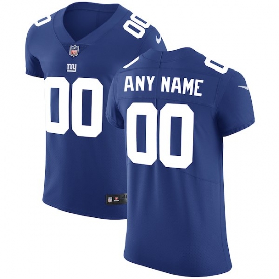 Men's New York Giants Nike Royal Vapor Untouchable Custom Elite Jersey - Ujersey