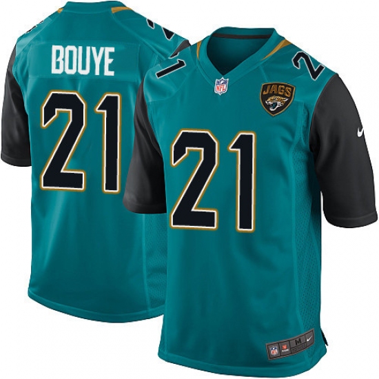 Men's Nike Jacksonville Jaguars #21 A.J. Bouye Game Teal Green Team Color NFL Jersey - Ujersey