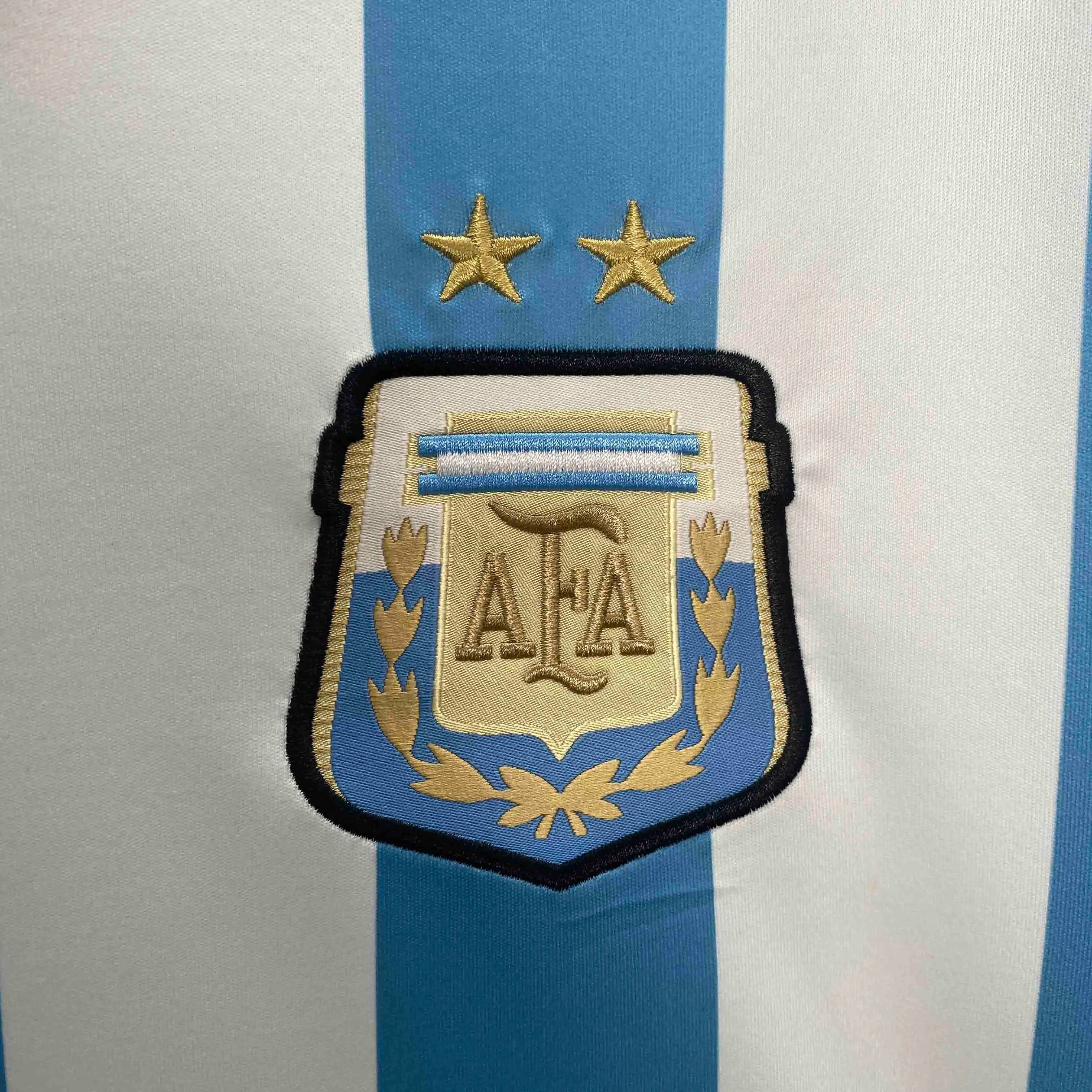 Argentina Retro Jersey Custom Home Football Jersey 2014 - ujerseystore