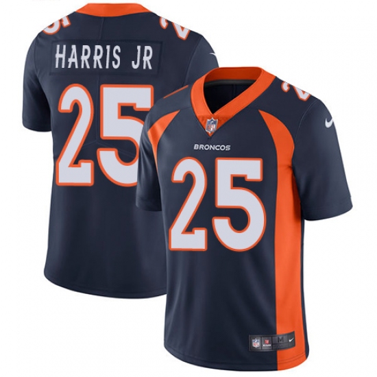 Men's Nike Denver Broncos #25 Chris Harris Jr Navy Blue Alternate Vapor Untouchable Limited Player NFL Jersey - Ujersey