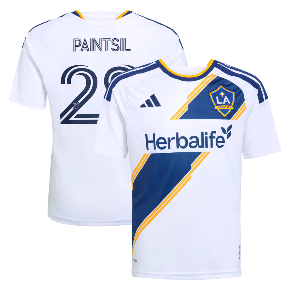 Youth LA Galaxy Joseph Paintsil adidas White 2026 The VeloCITY Kit Replica Jersey - Ujersey NHL