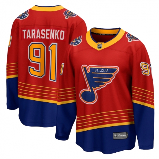 Men's St. Louis Blues #91 Vladimir Tarasenko Fanatics Branded Red 2020-21 Special Edition Breakaway Player Jersey