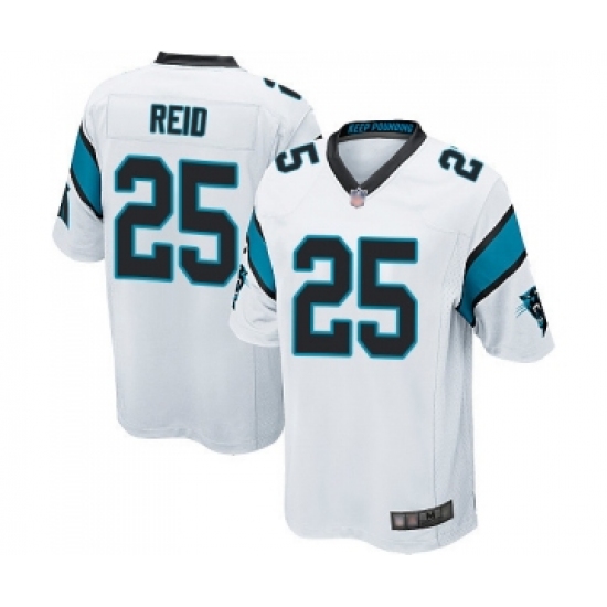Men's Carolina Panthers #25 Eric Reid Game White Football Jersey - Ujersey