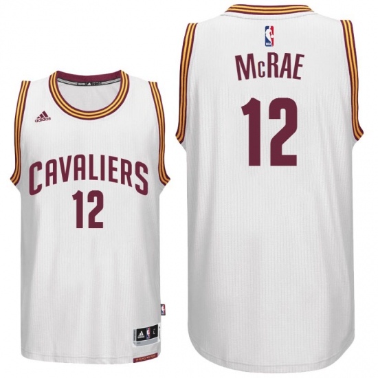 Cleveland Cavaliers #12 Jordan McRae New Swingman White Home Jersey - Ujersey