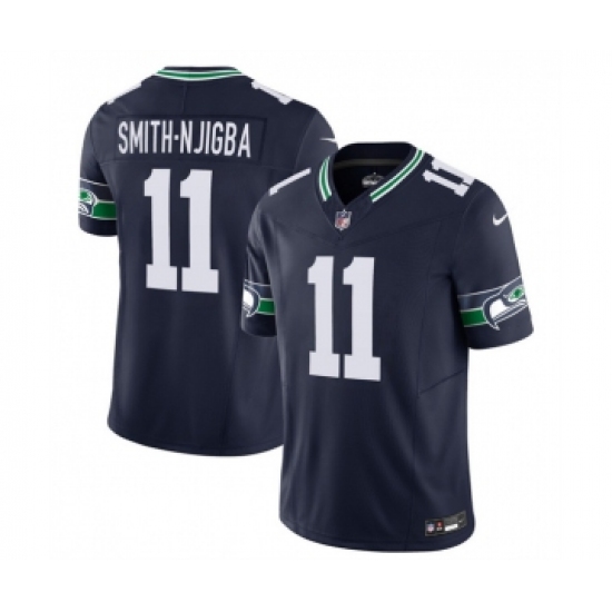Men's Nike Seattle Seahawks #11 Jaxon Smith-Njigba 2023 F.U.S.E. Navy Limited Football Stitched Jersey - Ujersey
