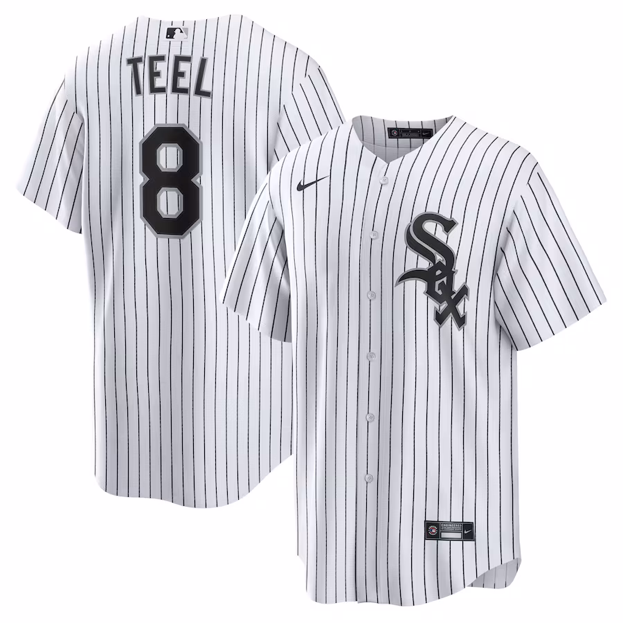 Men's Chicago White Sox Kyle Teel Nike White Home Replica Jersey - Ujersey