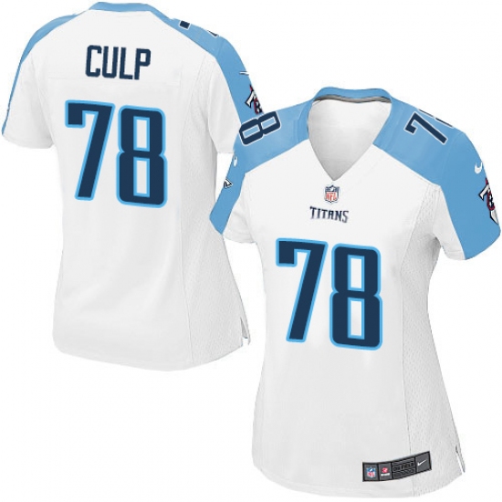 Women's Nike Tennessee Titans #78 Curley Culp Game White NFL Jersey - Ujersey