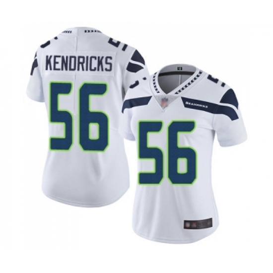 Women's Seattle Seahawks #56 Mychal Kendricks White Vapor Untouchable Limited Player Football Jersey - Ujersey