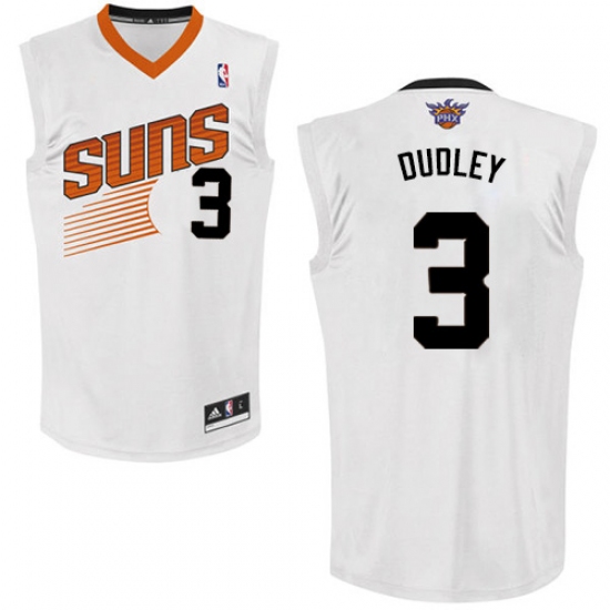 Men's Adidas Phoenix Suns #3 Jared Dudley Swingman White Home NBA Jersey - Ujersey