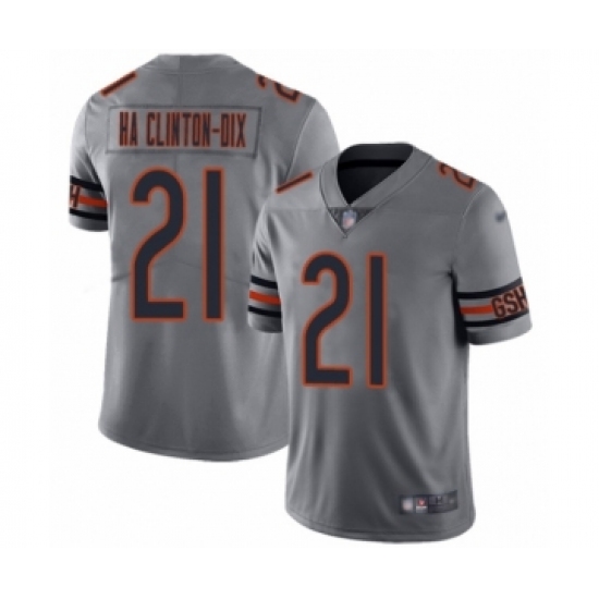 Women's Chicago Bears #21 Ha Clinton-Dix Limited Silver Inverted Legend Football Jersey - Ujersey