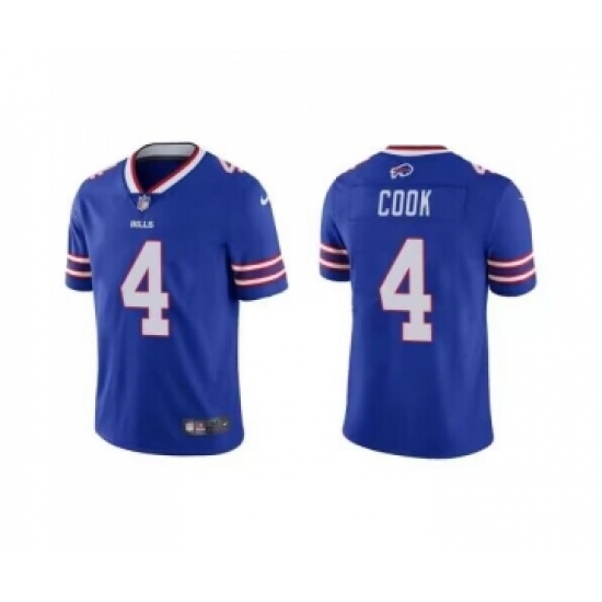 Men's Nike Buffalo Bills #4 James Cook Blue Vapor Untouchable Limited Stitched Jersey - Ujersey