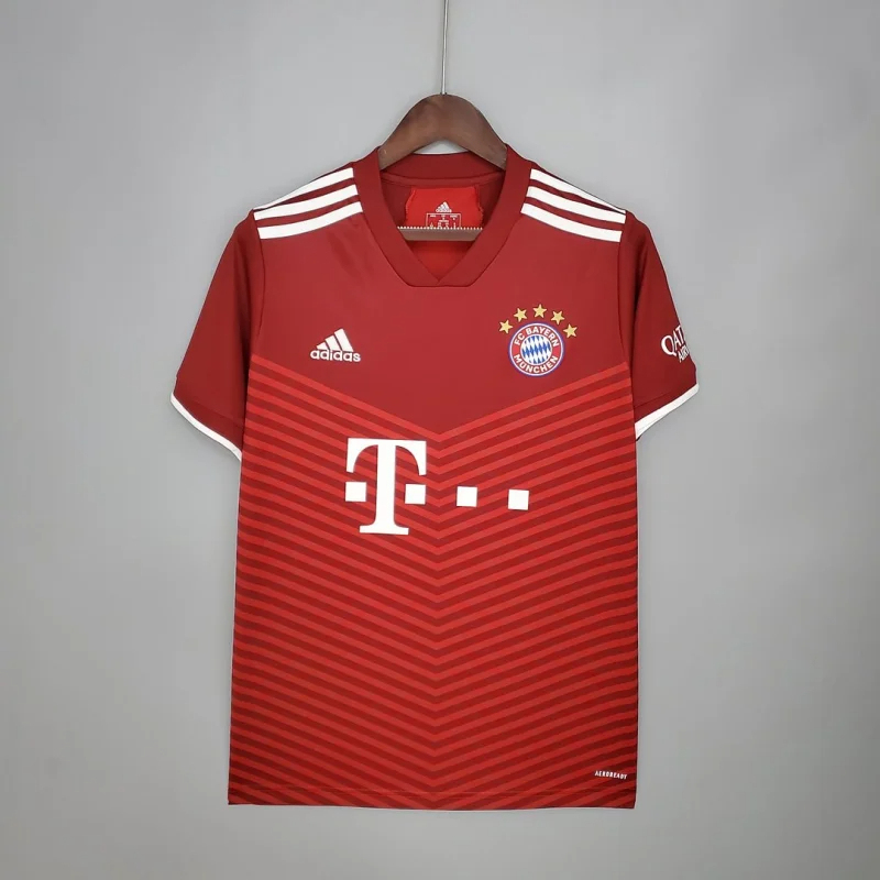 Bayern Munich Retro Jersey Home Soccer Shirt 2021/2022