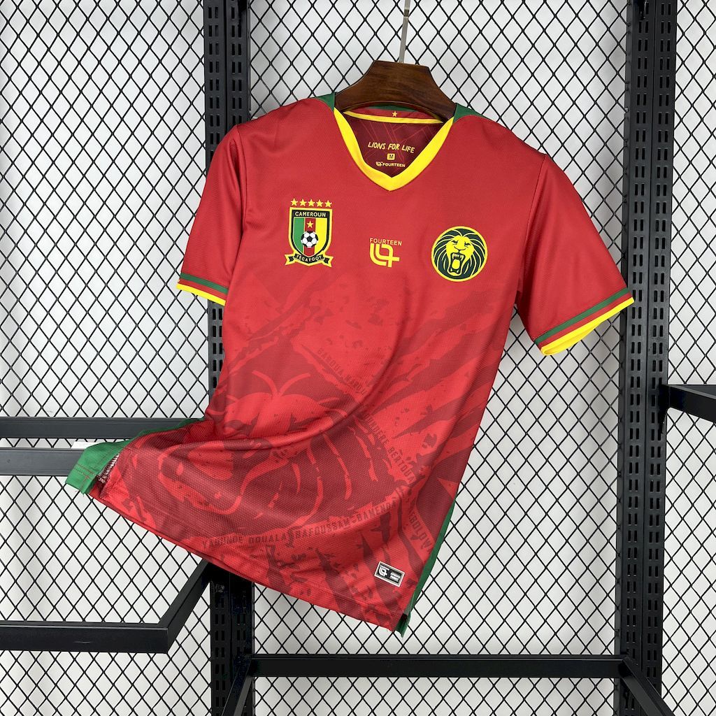Cameroon Soccer Jersey Away Custom Shirt 2025 - ujerseystore