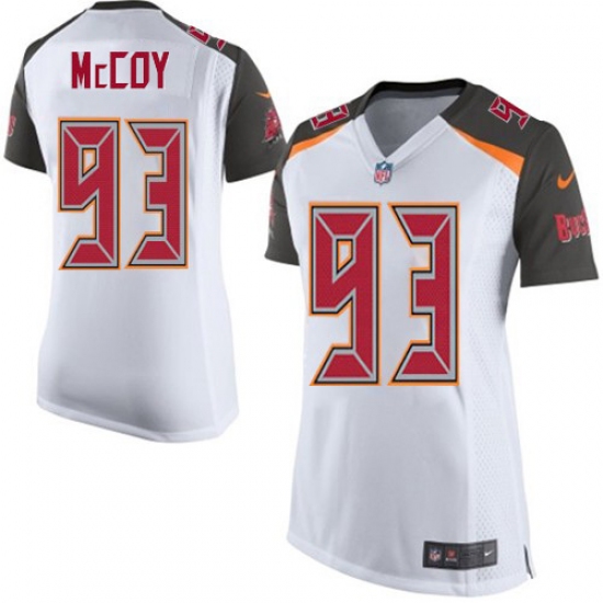 Women's Nike Tampa Bay Buccaneers #93 Gerald McCoy Game White NFL Jersey - Ujersey