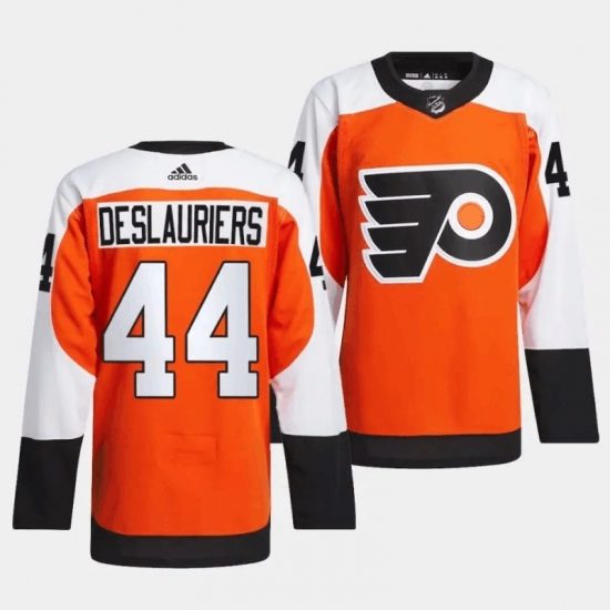 Men's Philadelphia Flyers #44 Nicolas Deslauriers 2023-24 Orange Stitched Jersey - Ujersey