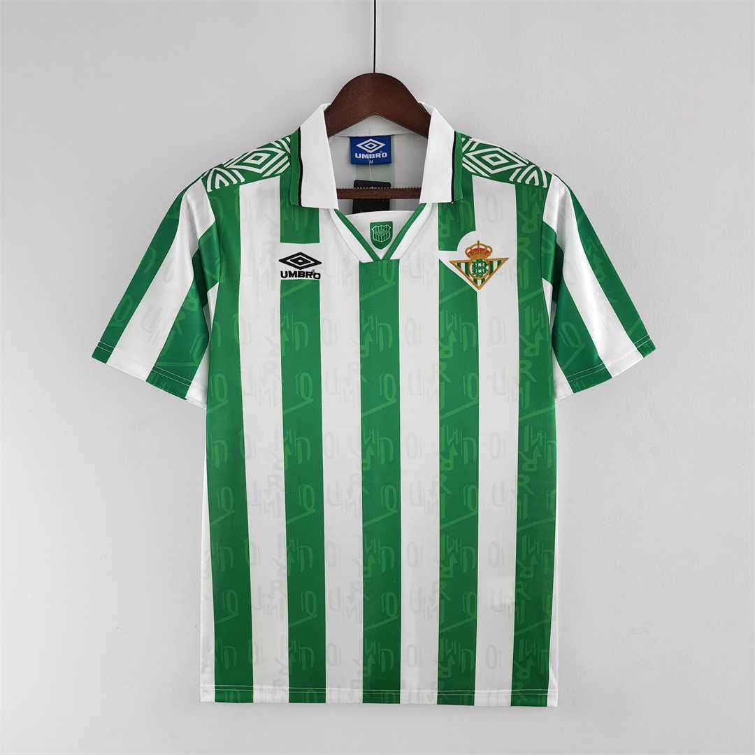 Real Betis Retro Jersey Home Soccer Shirt 1994/95 - Ujersey NHL