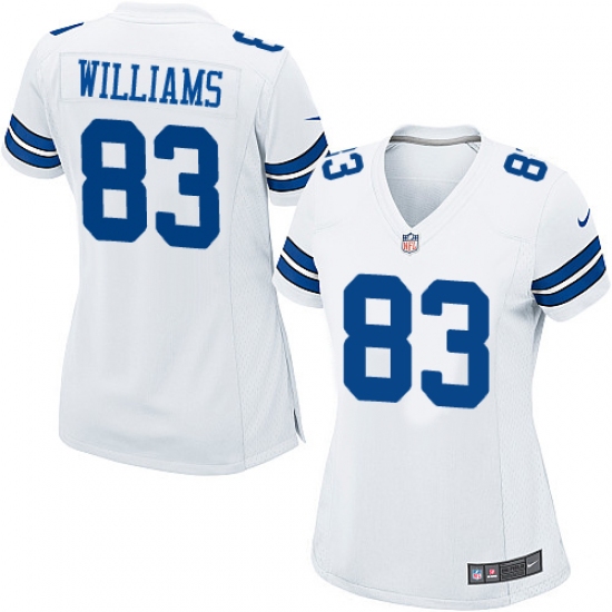 Women's Nike Dallas Cowboys #83 Terrance Williams Game White NFL Jersey - Ujersey