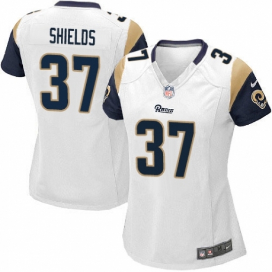 Women's Nike Los Angeles Rams #37 Sam Shields Game White NFL Jersey - Ujersey